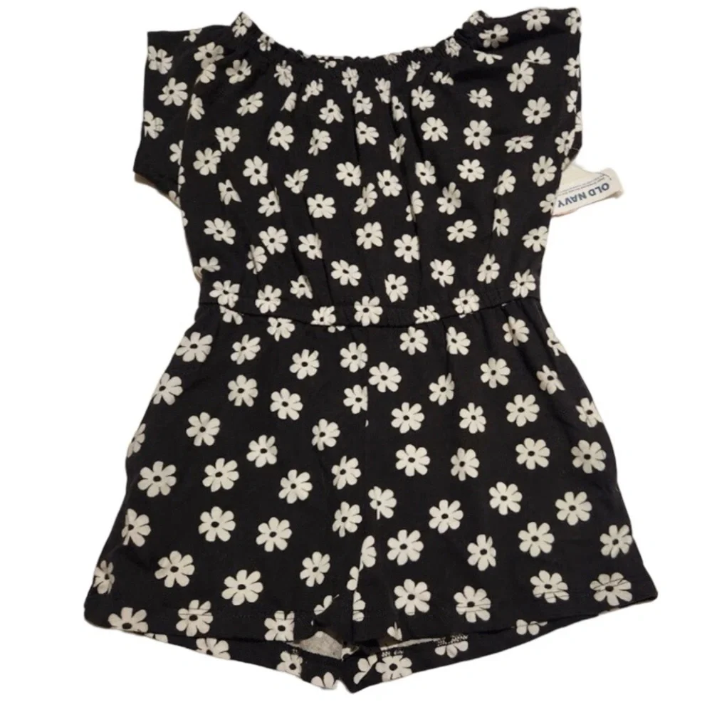 One Piece Cinched Waist Flower Print Shorts Romper Spring Summer
